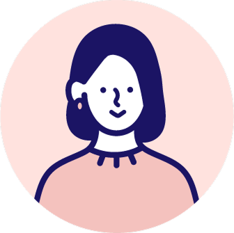 女性アイコンーボブ